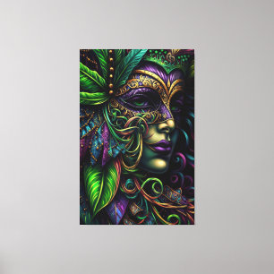 Mardi Gras, New Orleans, Fat Tuesday, NOLA Canvas Print