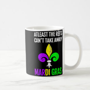 Mardi Gras New Orleans Funny Football Gift  Coffee Mug