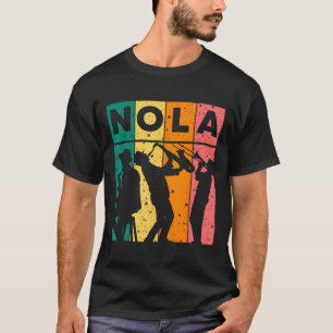 Mardi Gras Nola New Orleans Carnival 2025 Jazz Ret T-Shirt