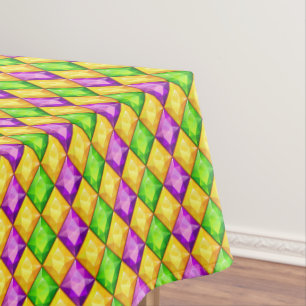 Mardi Gras or Any Occasion Festive Tablecloth