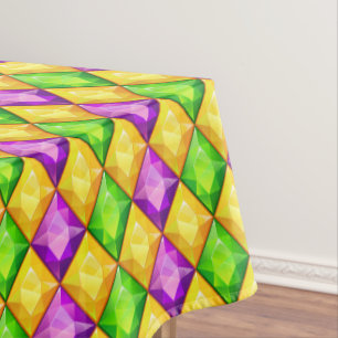 Mardi Gras or Any Occasion Festive Tablecloth