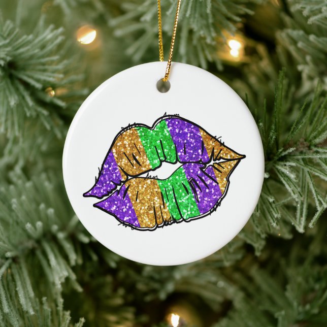 Mardi Gras Ornament (Tree)