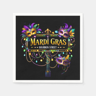 Mardi Gras Paper Napkin