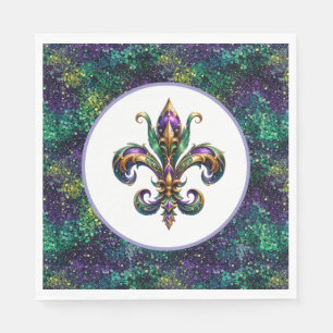 Mardi Gras Paper Napkin