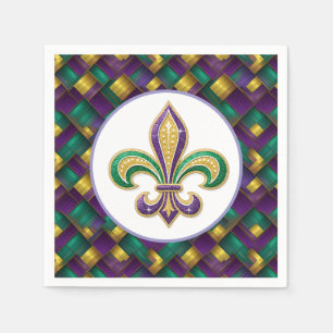 Mardi Gras Paper  Napkin