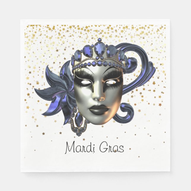 Mardi Gras Paper Napkins (Front)