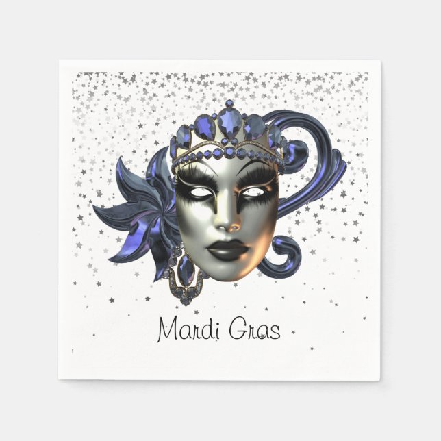Mardi Gras Paper Napkins (Front)