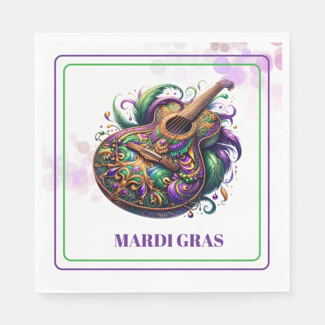 Mardi Gras Paper Napkins (Front)