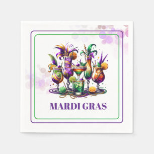 Mardi Gras Paper Napkins