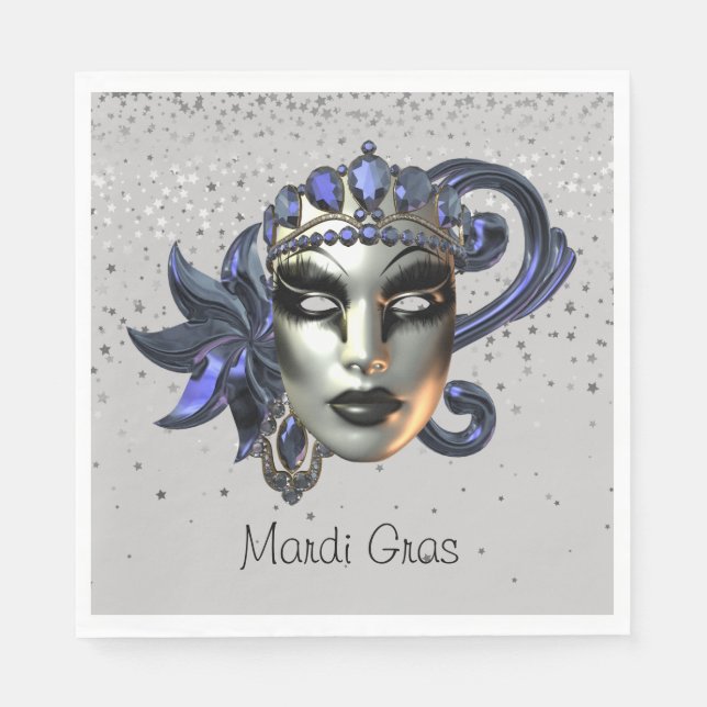 Mardi Gras Paper Napkins (Front)