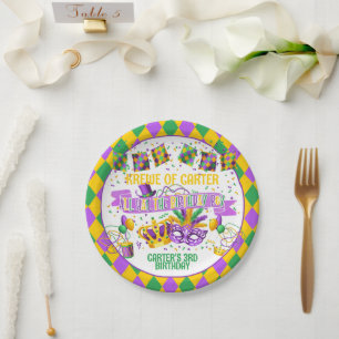 Mardi Gras Paper Plate (Krewe of)