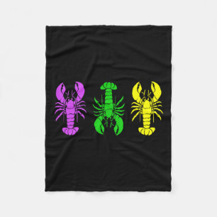 Mardi Gras Parade Carnaval  Fleece Blanket