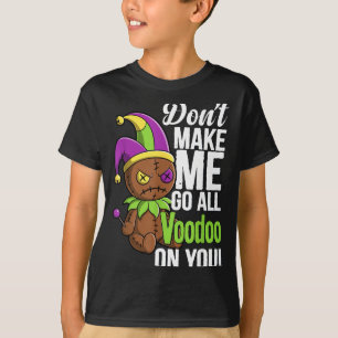Mardi Gras Parade Stitch Voodoo Doll Jester Spooky T-Shirt