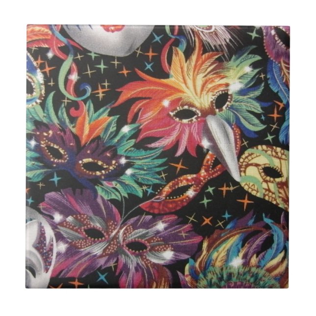 Mardi Gras Party Tile (Front)