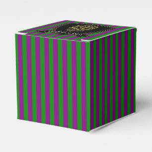 Mardi Gras Pattern Mardi-Gras Favor Box