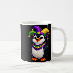 Mardi Gras Penguin Costume Carnival Kawaii Penguin Coffee Mug