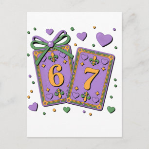 Mardi Gras Playing Cards Six Seven Deck Trucker Ha