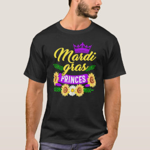 Mardi Gras Princess New Orleans Beads Costume Fat  T-Shirt