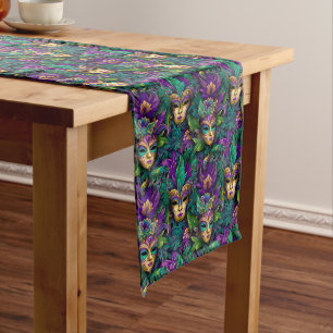 Mardi Gras Print Medium Table Runner