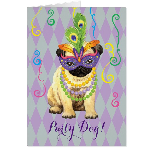Mardi Gras Pug (Front)