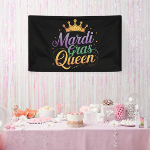 Mardi Gras Queen Parade Costume Party  Banner