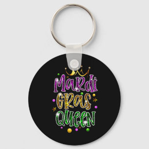 Mardi Gras Queen Parade Costume Party Women Gift M Keychain