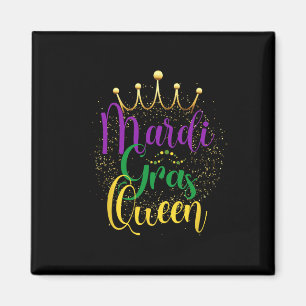 Mardi Gras Queen Parade Costume Party Women Gift M Magnet