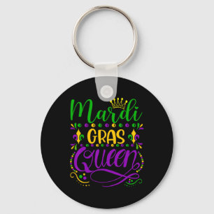 Mardi Gras Queen Parade Costume Party Women Mardi Keychain