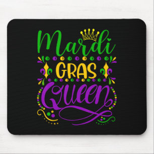 Mardi Gras Queen Parade Costume Party Women Mardi Mouse Pad
