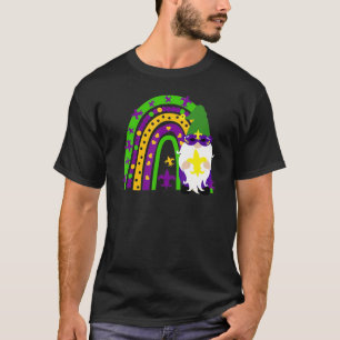 Mardi Gras Rainbow Gnomes For Men Women Gnomies Lo T-Shirt