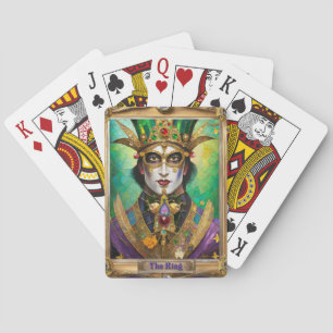 Mardi Gras Realm Portraits - The King Playing Cards