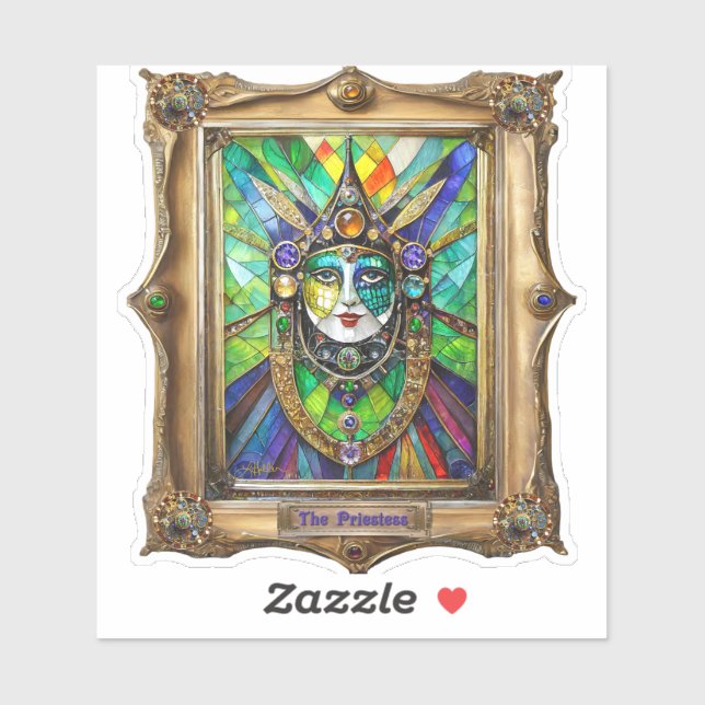 Mardi Gras Realm Portraits - The Priestess (Sheet)