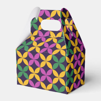 Mardi Gras Seven Circles Favor Box