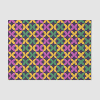 Mardi Gras Seven Circles Tissue Paper