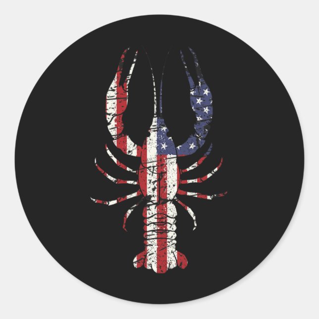 Mardi Gras Shirt Fleur De Lis Crawfish Shirt Ameri Classic Round Sticker (Front)