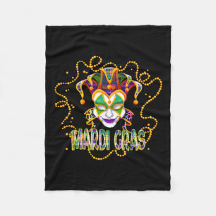Mardi Gras Shirt Women Men Mardi Gras Kids Mardi G Fleece Blanket