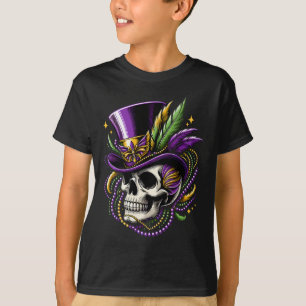 Mardi Gras Skull Witch Doctor New Orleans Men Wome T-Shirt