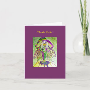Mardi Gras Spirit Greeting Card