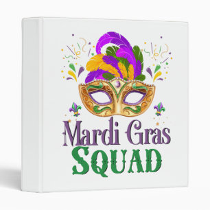Mardi Gras Squad Binder