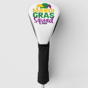 Mardi Gras Squad Carnival Party Costume Gift  Golf Head Cover
