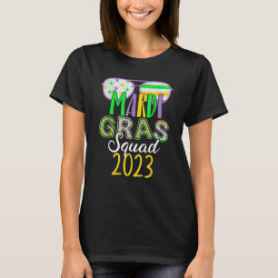 Mardi Gras Squad Matching Family Group 2023 New Or T-Shirt