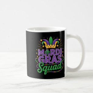 Mardi Gras Squad Matching Group Cruise Crew Party Coffee Mug
