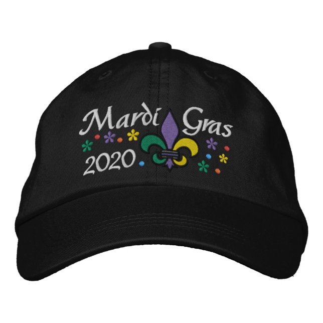 Mardi Gras - SRF Embroidered Hat (Front)