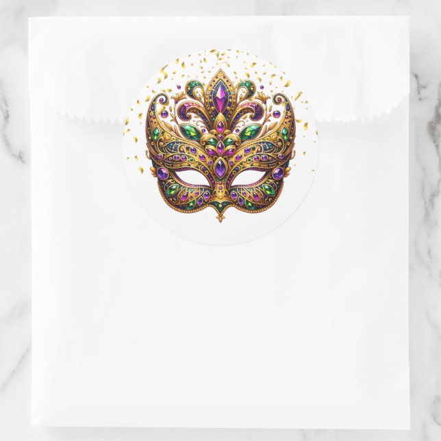 Mardi Gras Sticker (Bag)