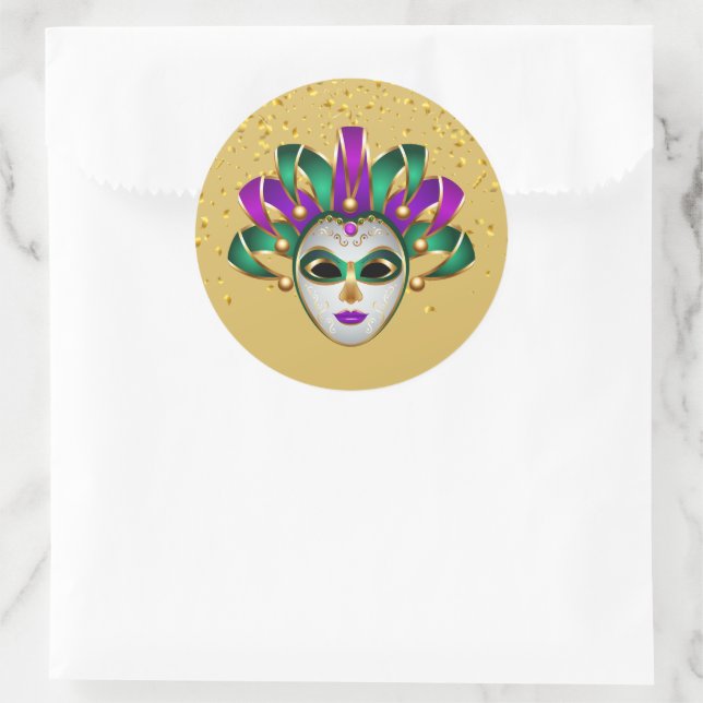 Mardi Gras Sticker (Bag)