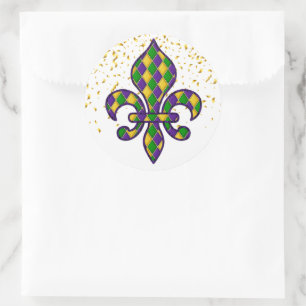Mardi Gras Sticker