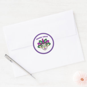 Mardi Gras Sticker