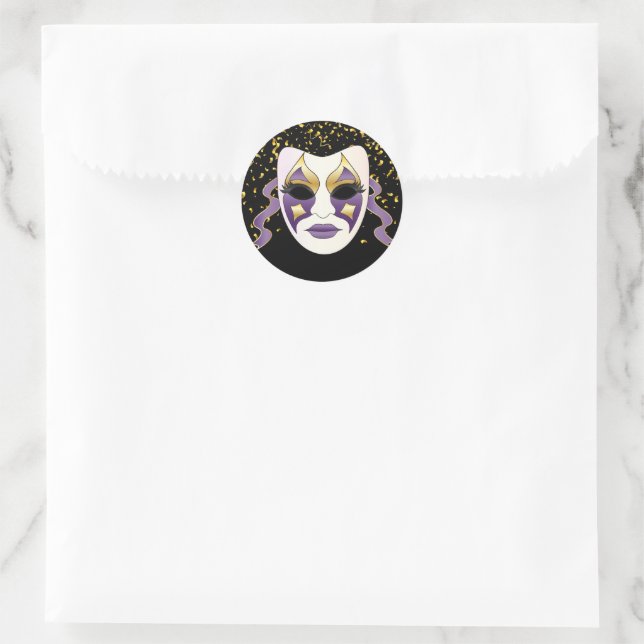 Mardi Gras Sticker (Bag)