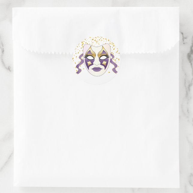 Mardi Gras Sticker (Bag)