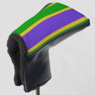 Mardi Gras Stripes  Golf Head Cover